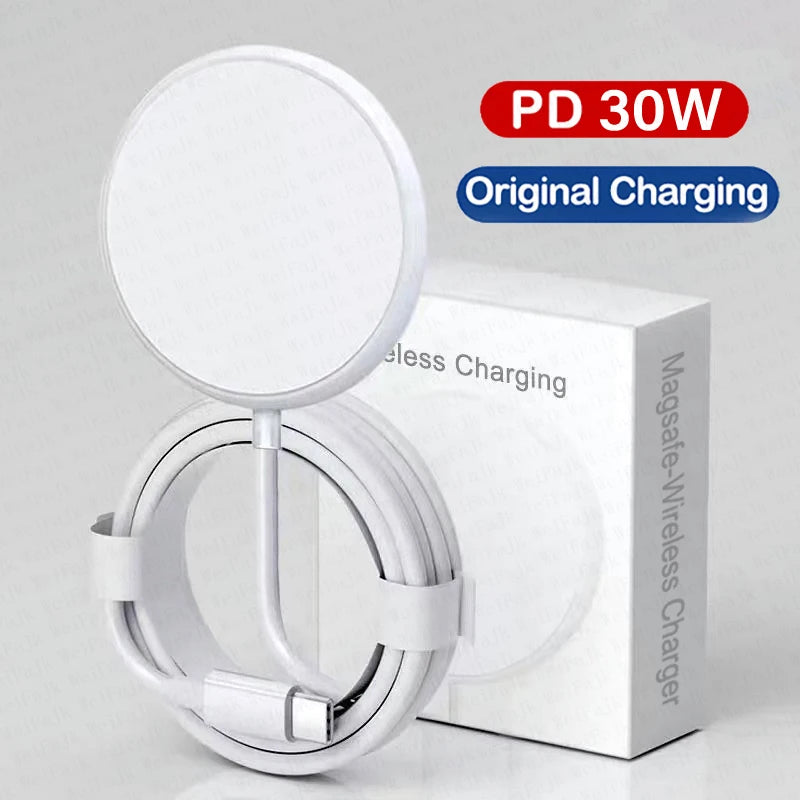 For Apple Magsafes Original Wireless Charger For iPhone 16 15 14 13 12 Pro Max Plus AirPods Fast Charging Type C Magnetic Charge